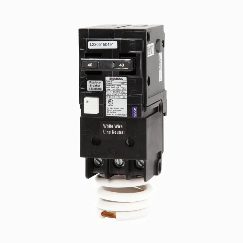 Breaker falla a tierra 40A 2 polos Siemens QF240A