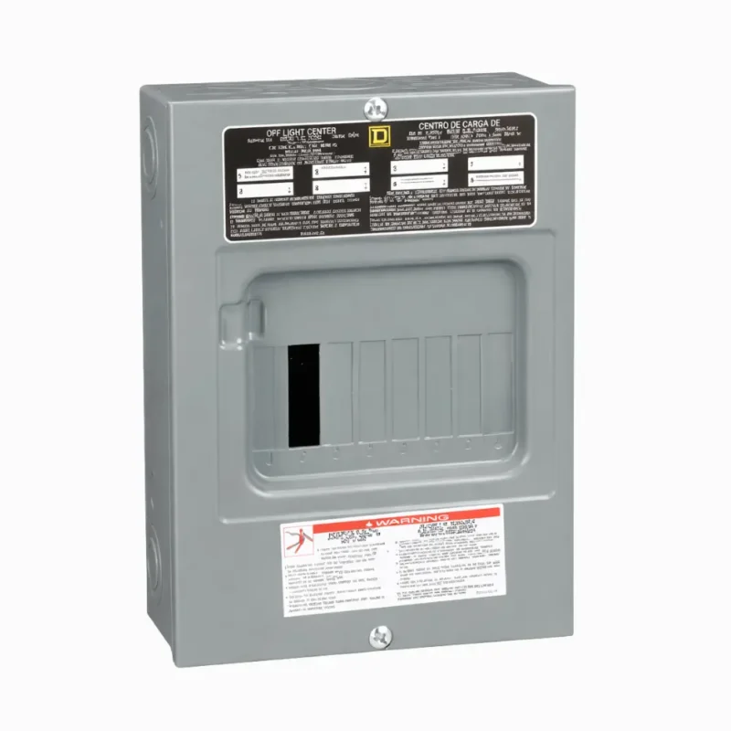 Centro de carga QO 6 espacios Square D 100A modelo QO612L100S
