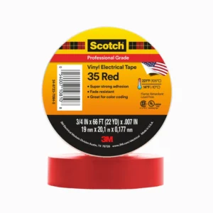 Cinta Aislante 3M Scotch 35 Roja
