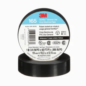 Cinta Aislante 3M Temflex 165 Negra 18 metros