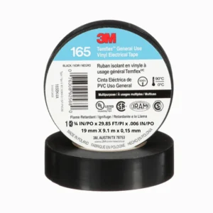 Cinta Aislante 3M Temflex 165 Negra 9.1 metros