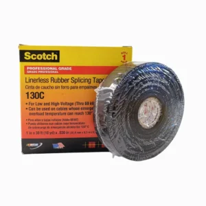 Cinta Autofusionable 3M Scotch 130C 51 mm x 9.1 m Negra