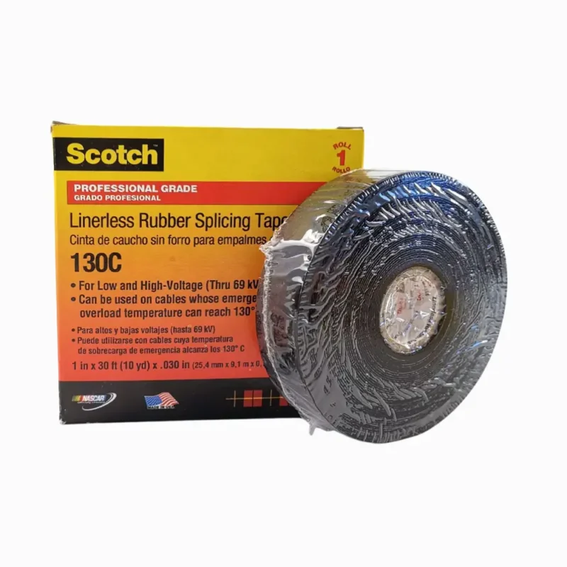 Cinta Autofusionable 3M Scotch 130C 51 mm x 9.1 m Negra