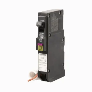 breaker dual 20A 1 polo Square D QO120DF