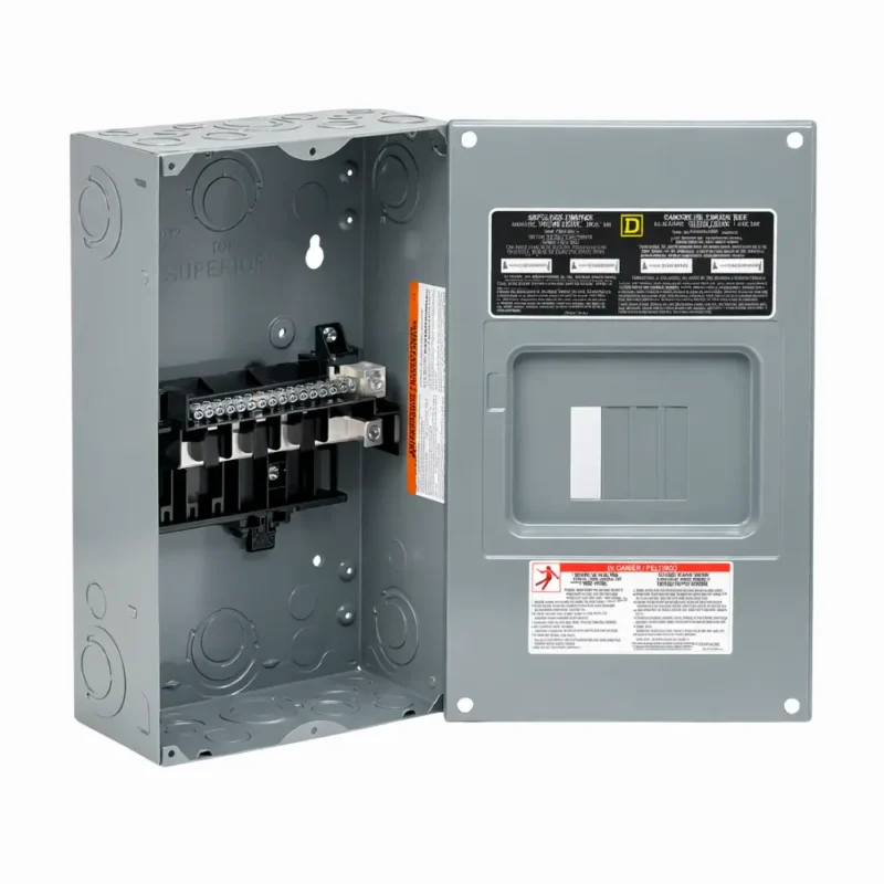 centro de carga QO 4 espacios Square D modelo qo148l125gs