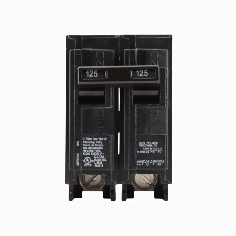 Breaker 125A 2 polos Siemens Q2125 (2×125)